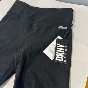 DKNY Sport Shimmering High waist bike shorts